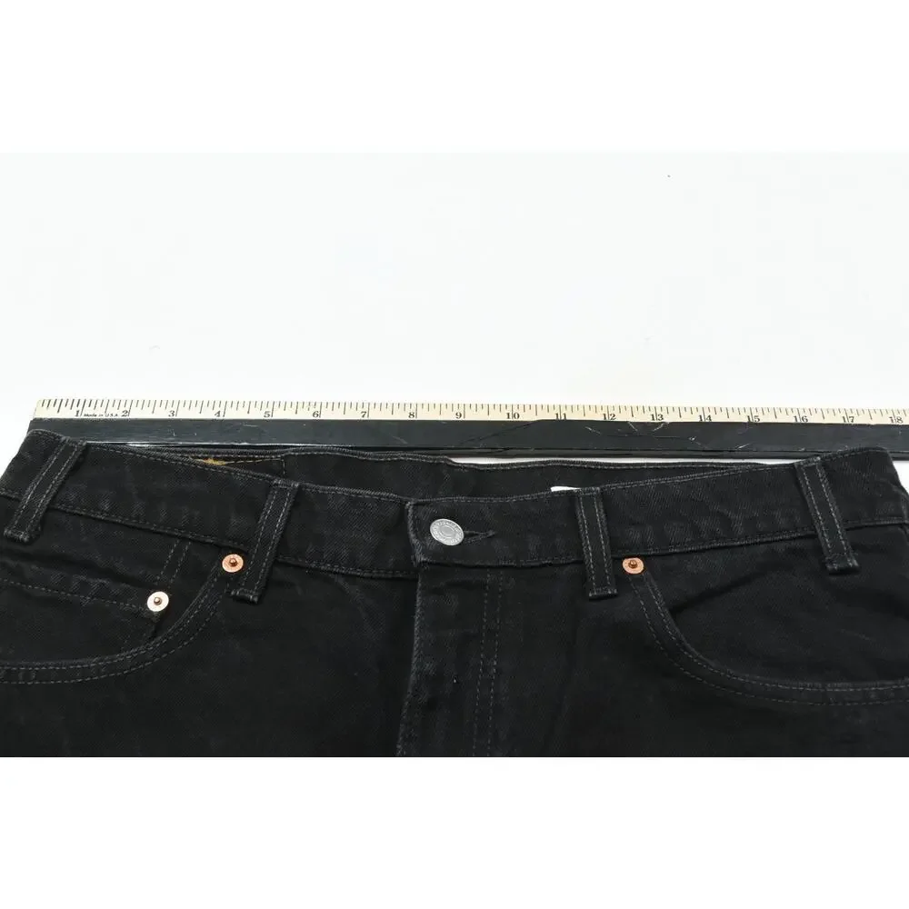 Vintage Levis 550 Jeans Mens 36x29 Bluack Relaxed Fit Denim 90s USA